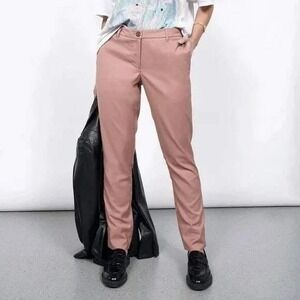 Wildfang The Empower Trouser in Rose Brown Size 4 NEW